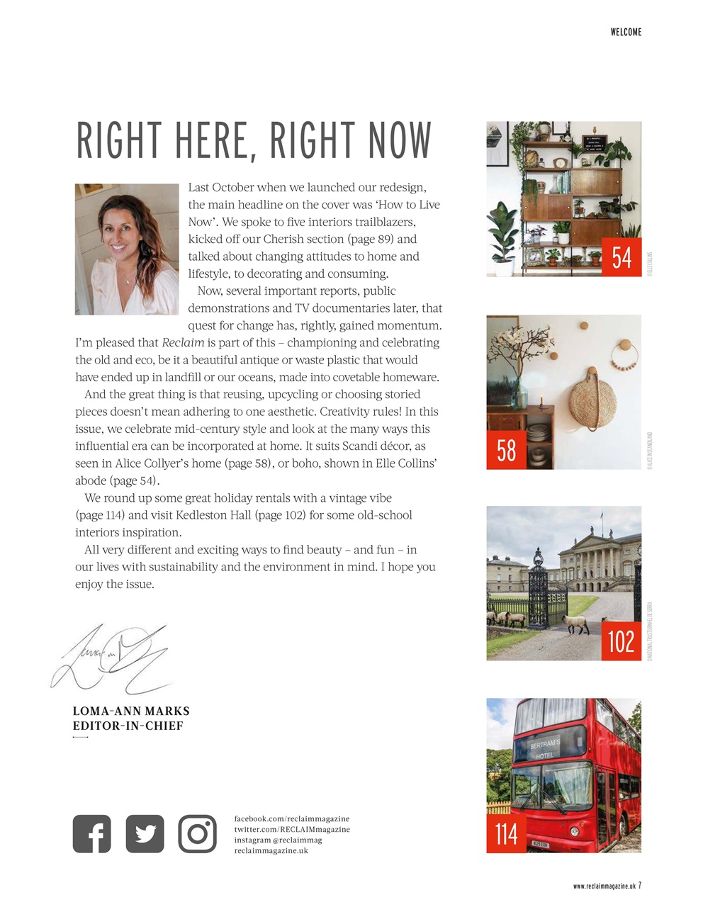 Reclaim Preview Pages