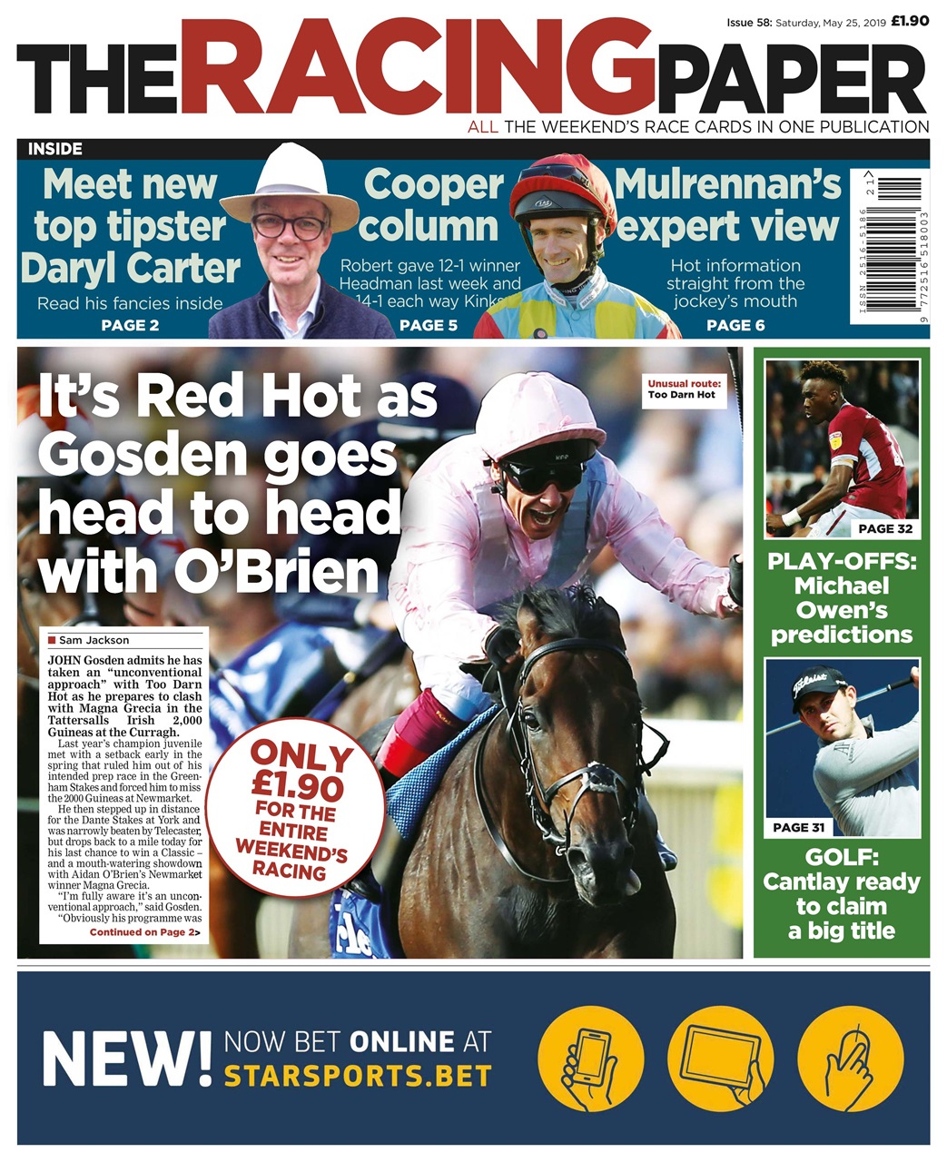 The Racing Paper Preview Pages