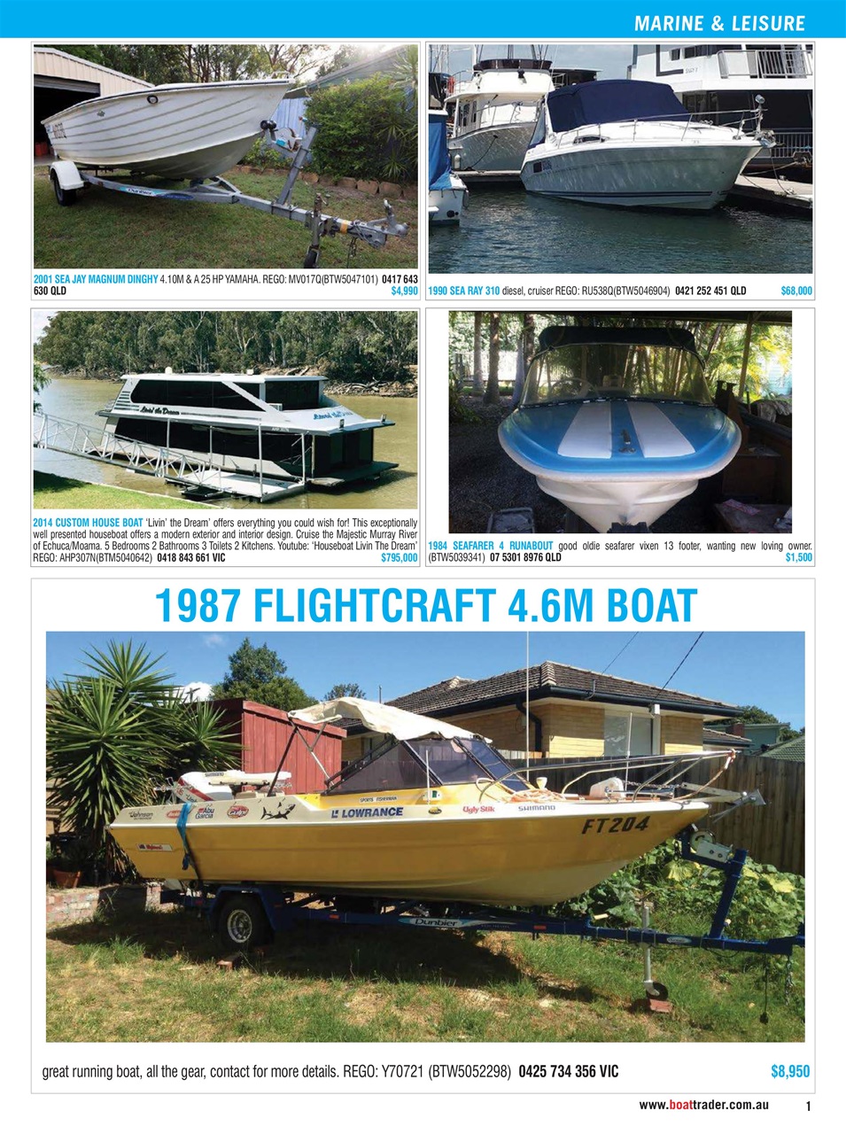 Boat Trader Australia Preview Pages