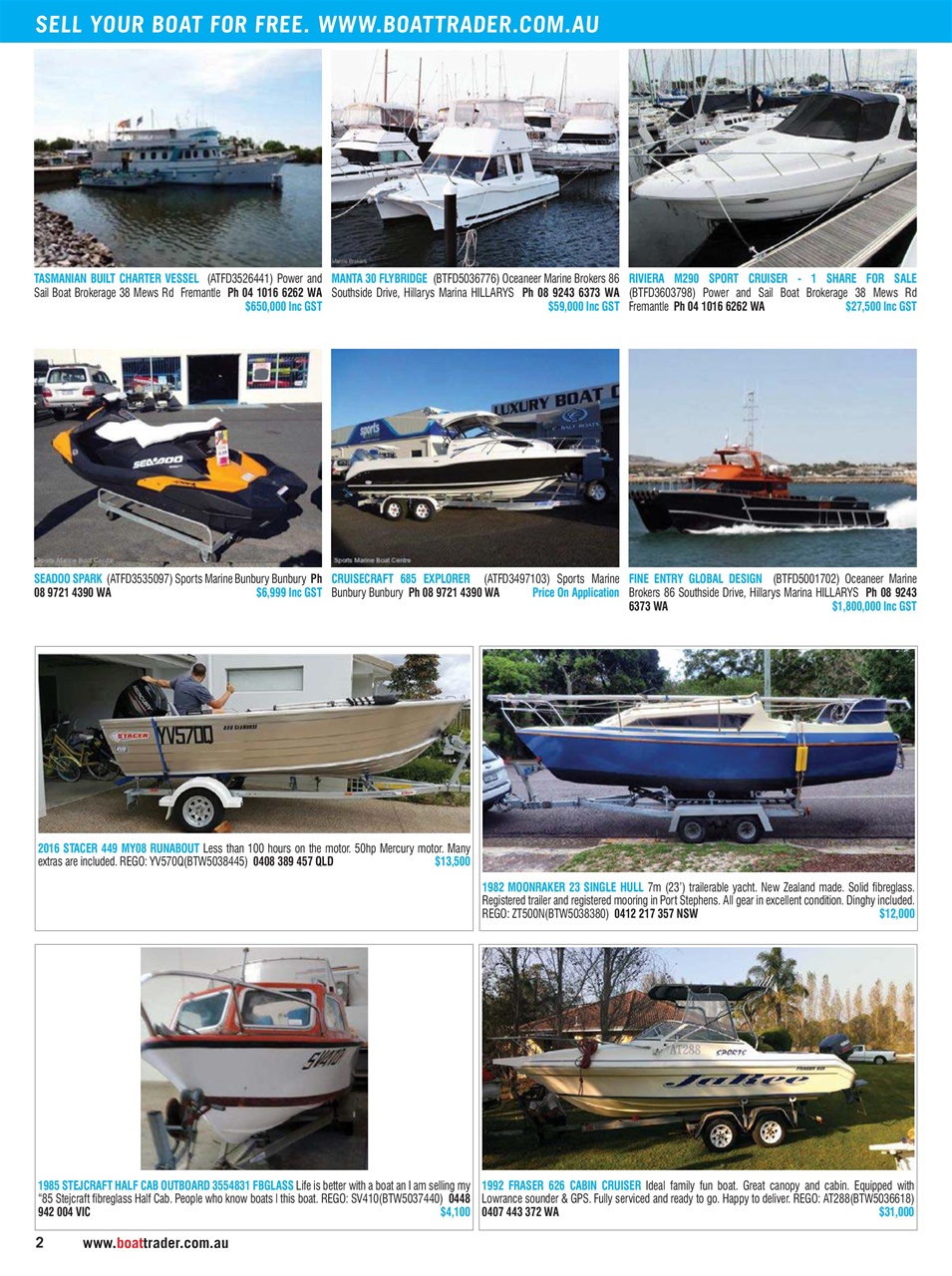Boat Trader Australia Preview Pages