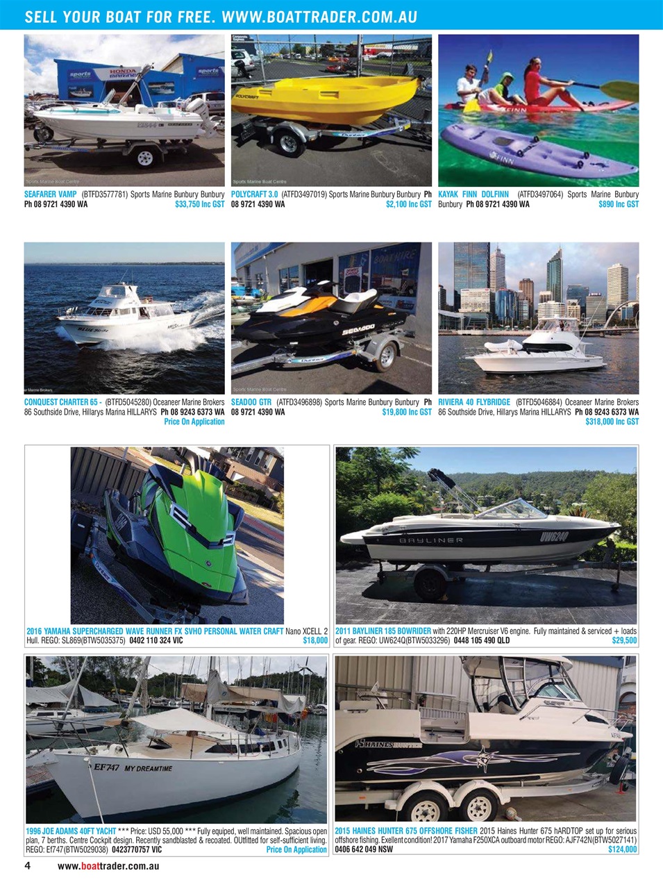 Boat Trader Australia Preview Pages