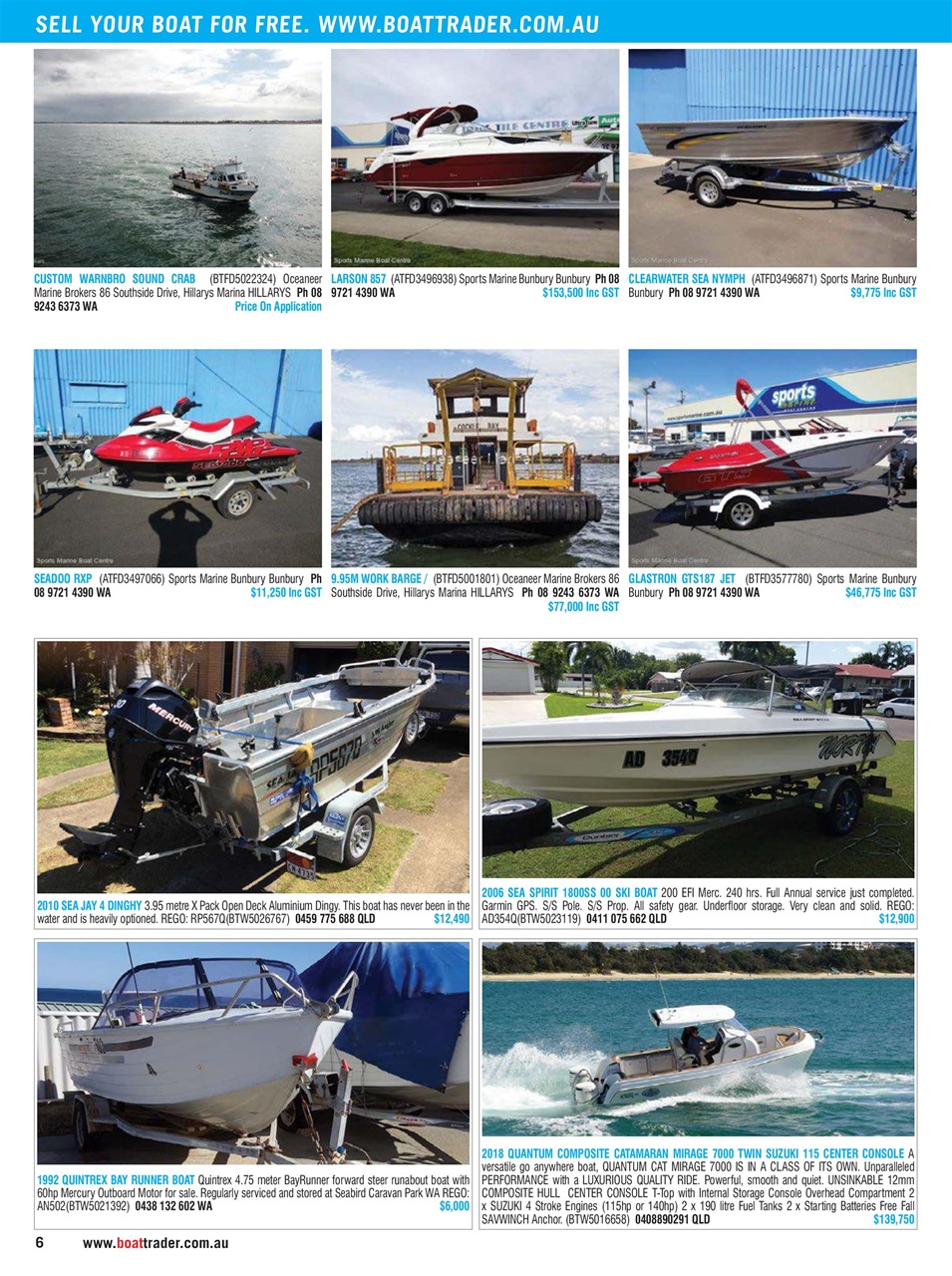 Boat Trader Australia Preview Pages