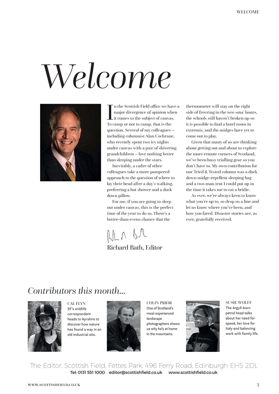 Scottish Field Preview Pages