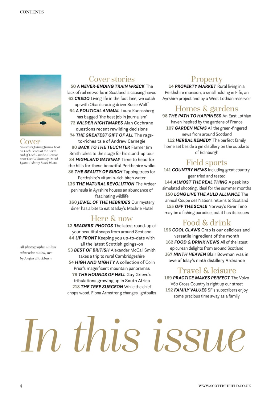 Scottish Field Preview Pages