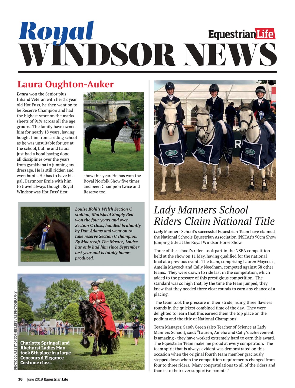 Equestrian Life Magazine Preview Pages
