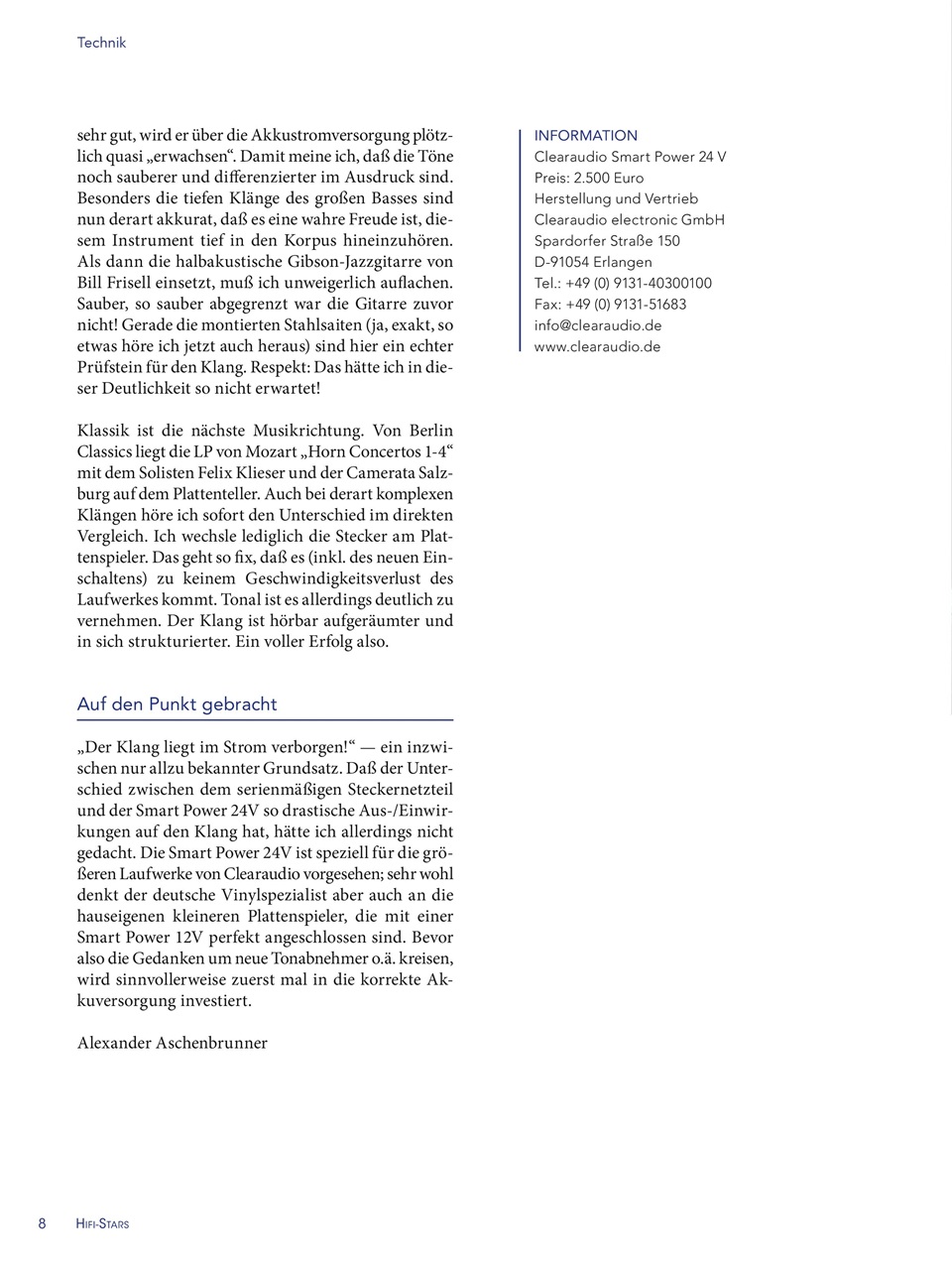 HiFi Stars Magazin Preview Pages