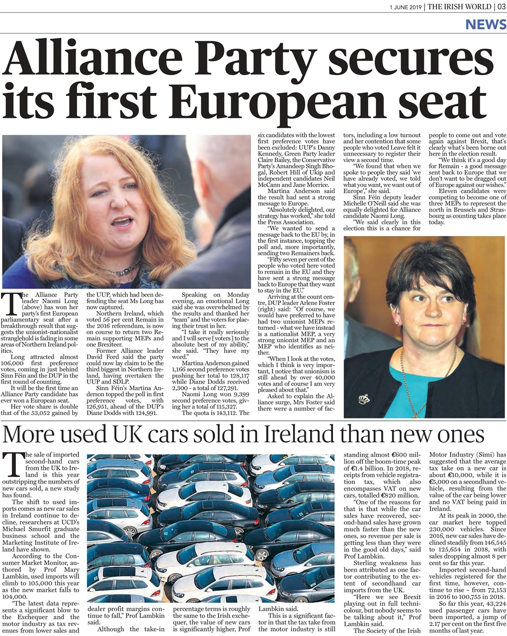 Irish World Preview Pages