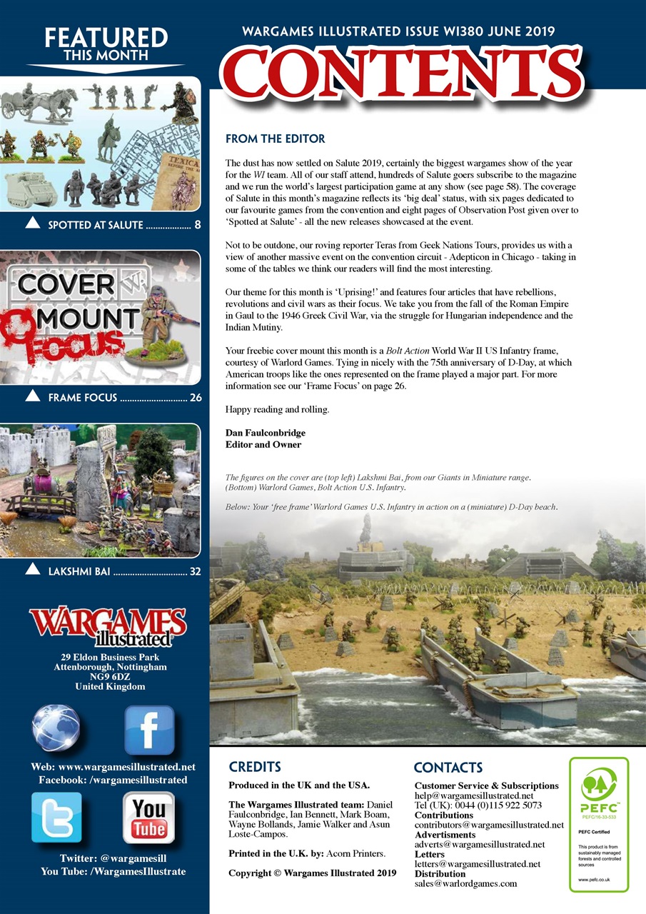 Wargames Illustrated Preview Pages
