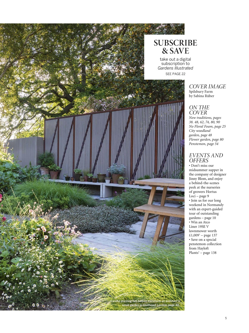 Gardens Illustrated Preview Pages