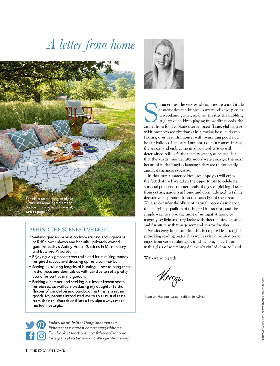 The English Home Preview Pages