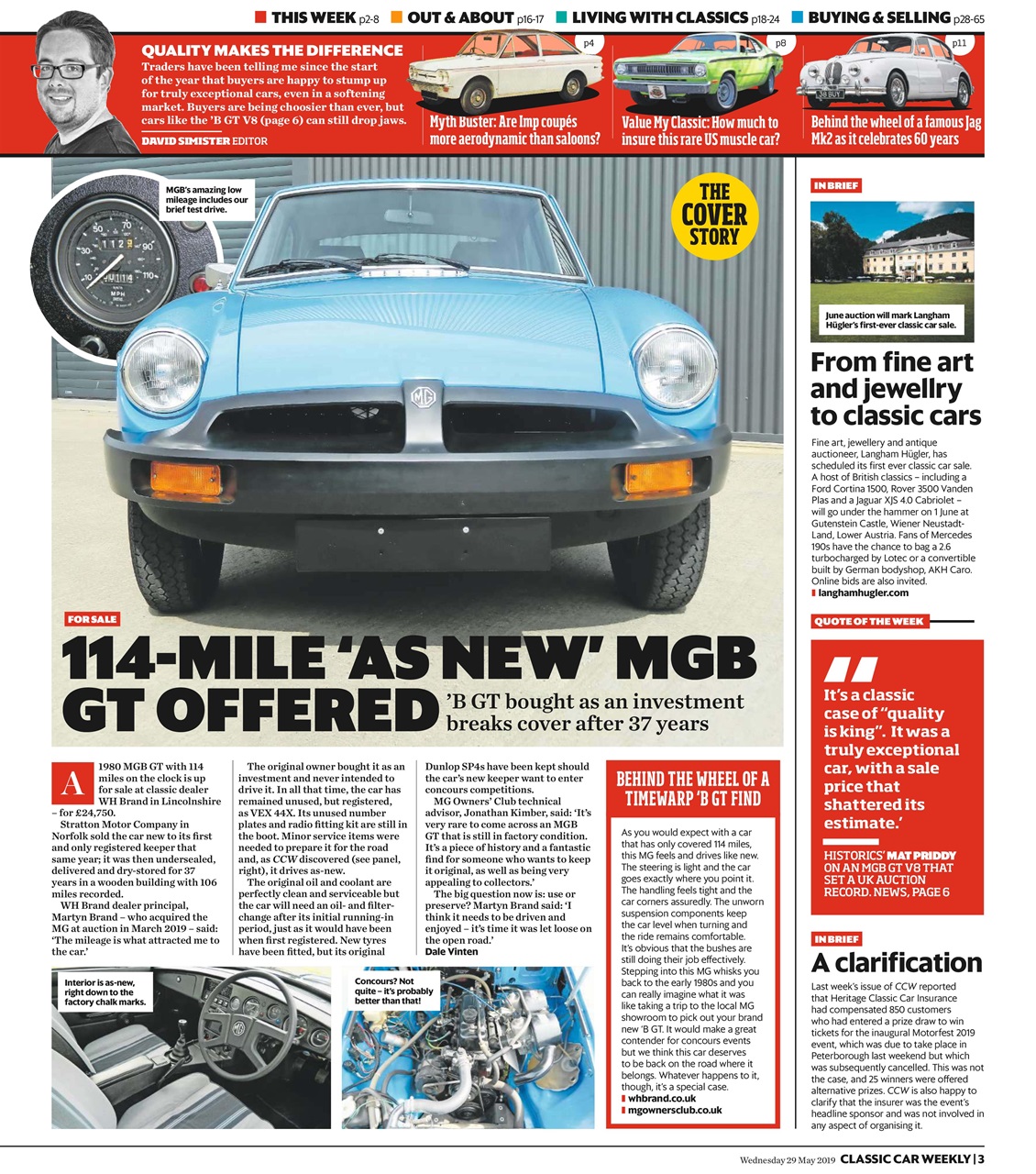 Classic Car Weekly Preview Pages