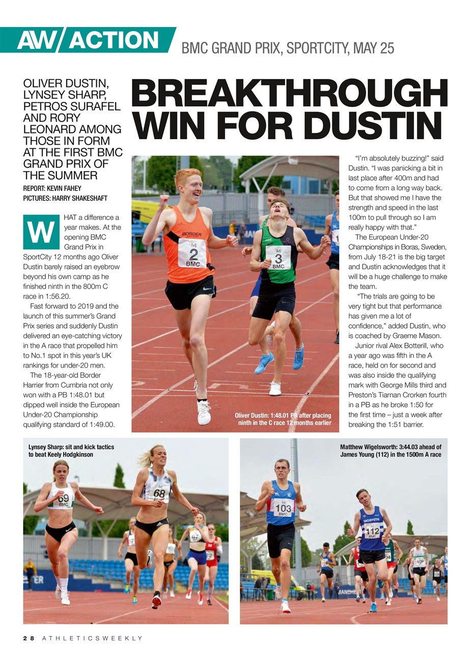 AW – Athletics Weekly Magazine Preview Pages