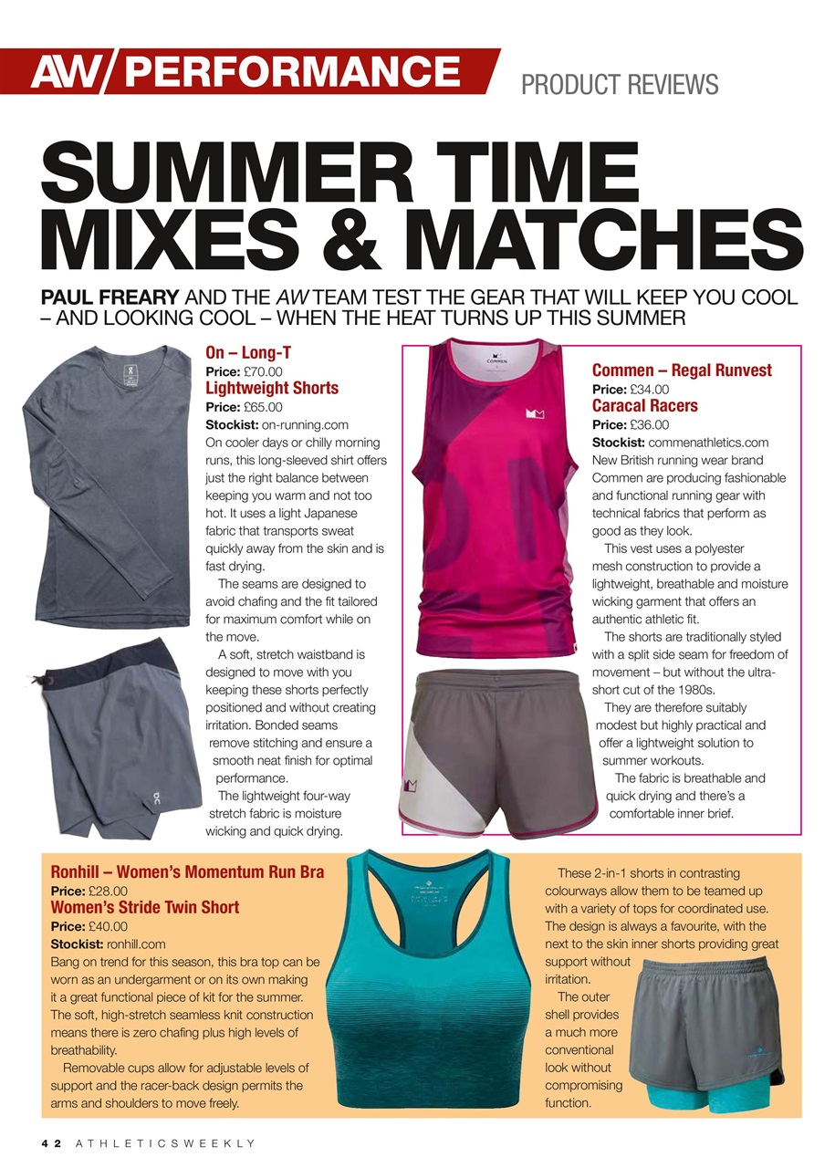 AW – Athletics Weekly Magazine Preview Pages