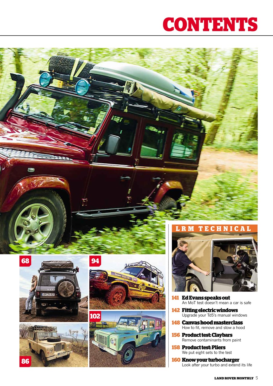 Land Rover Monthly Preview Pages
