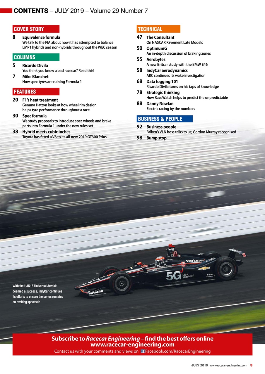 Racecar Engineering Preview Pages