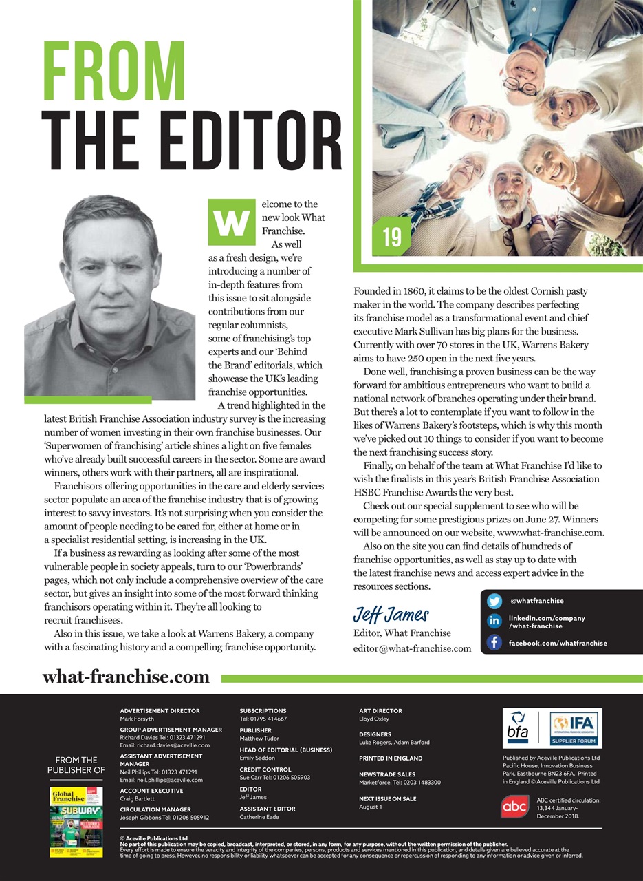 What Franchise Preview Pages