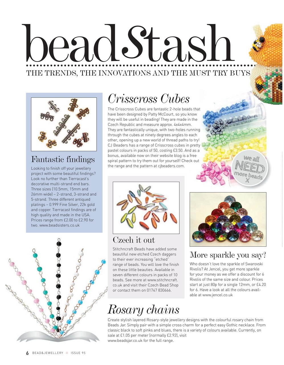 Bead & Jewellery Magazine Preview Pages