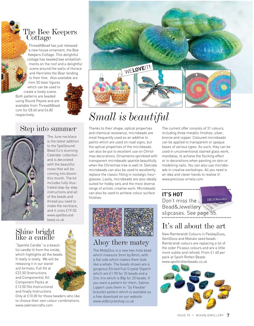 Bead & Jewellery Magazine Preview Pages