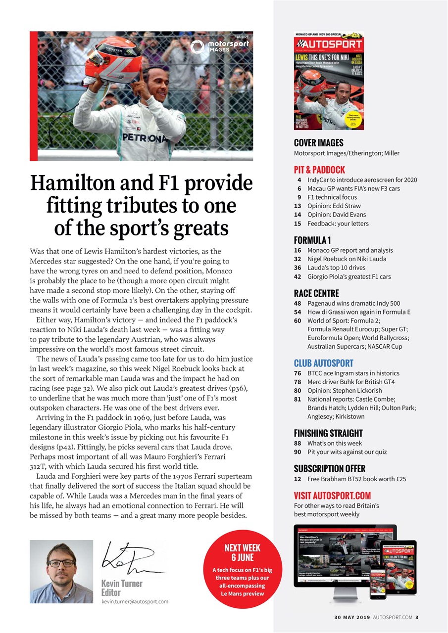 Autosport Preview Pages