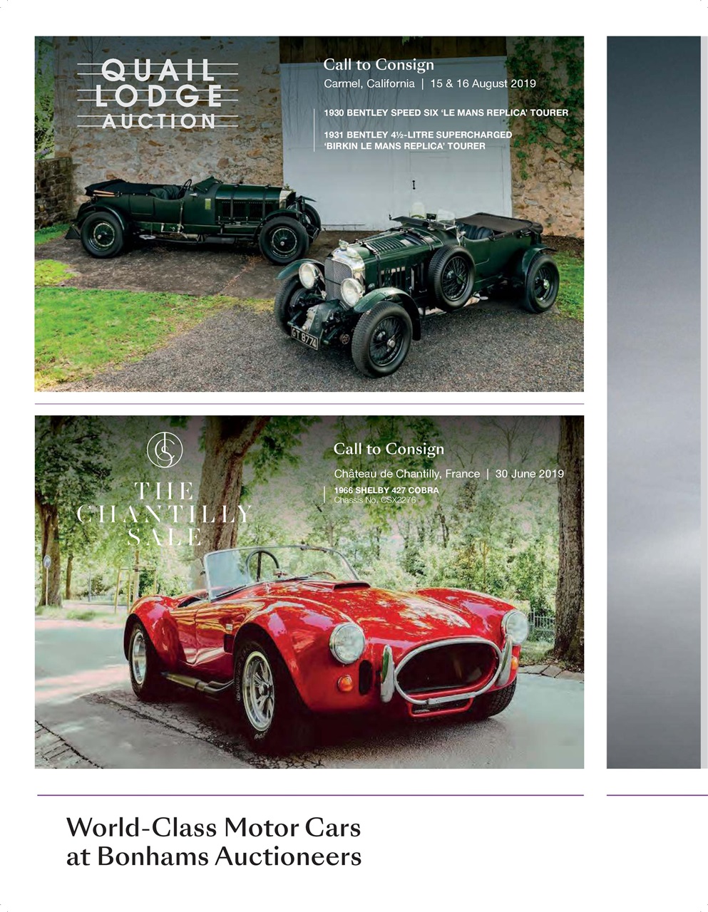 Motor Sport Magazine Preview Pages
