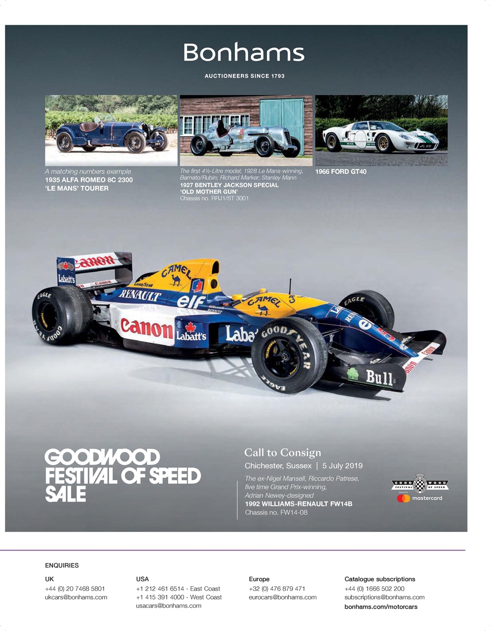 Motor Sport Magazine Preview Pages