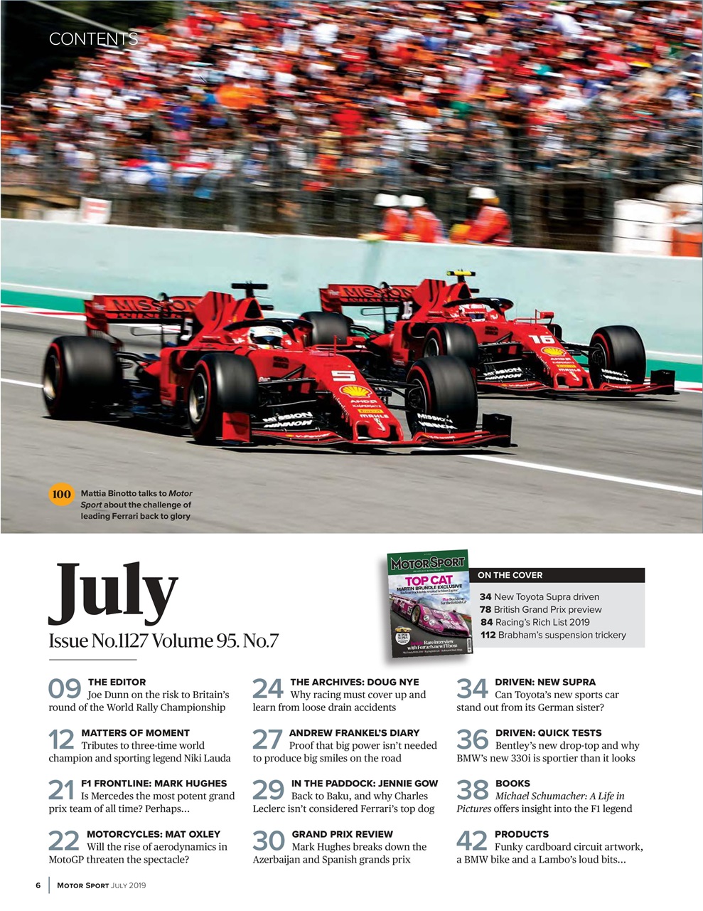 Motor Sport Magazine Preview Pages