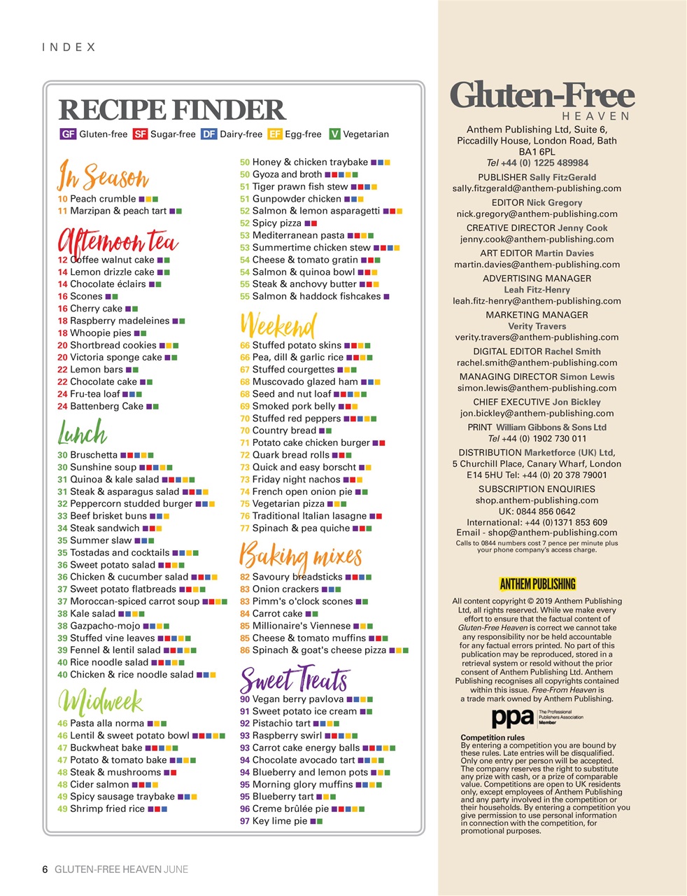 Gluten-Free Heaven Preview Pages