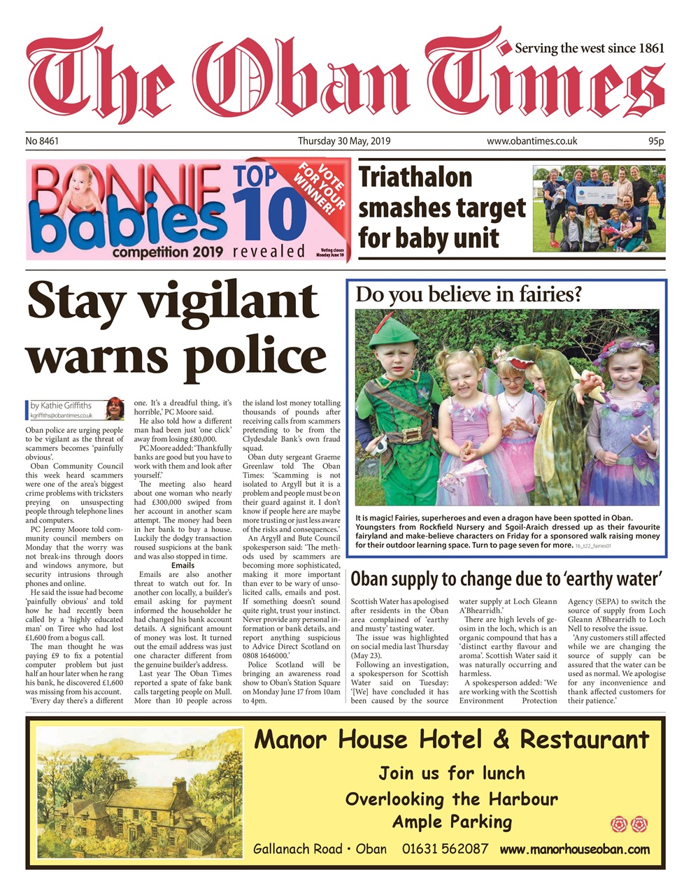 The Oban Times & Lochaber Times Preview Pages