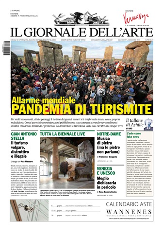 Il Giornale Dell’Arte issue giugno