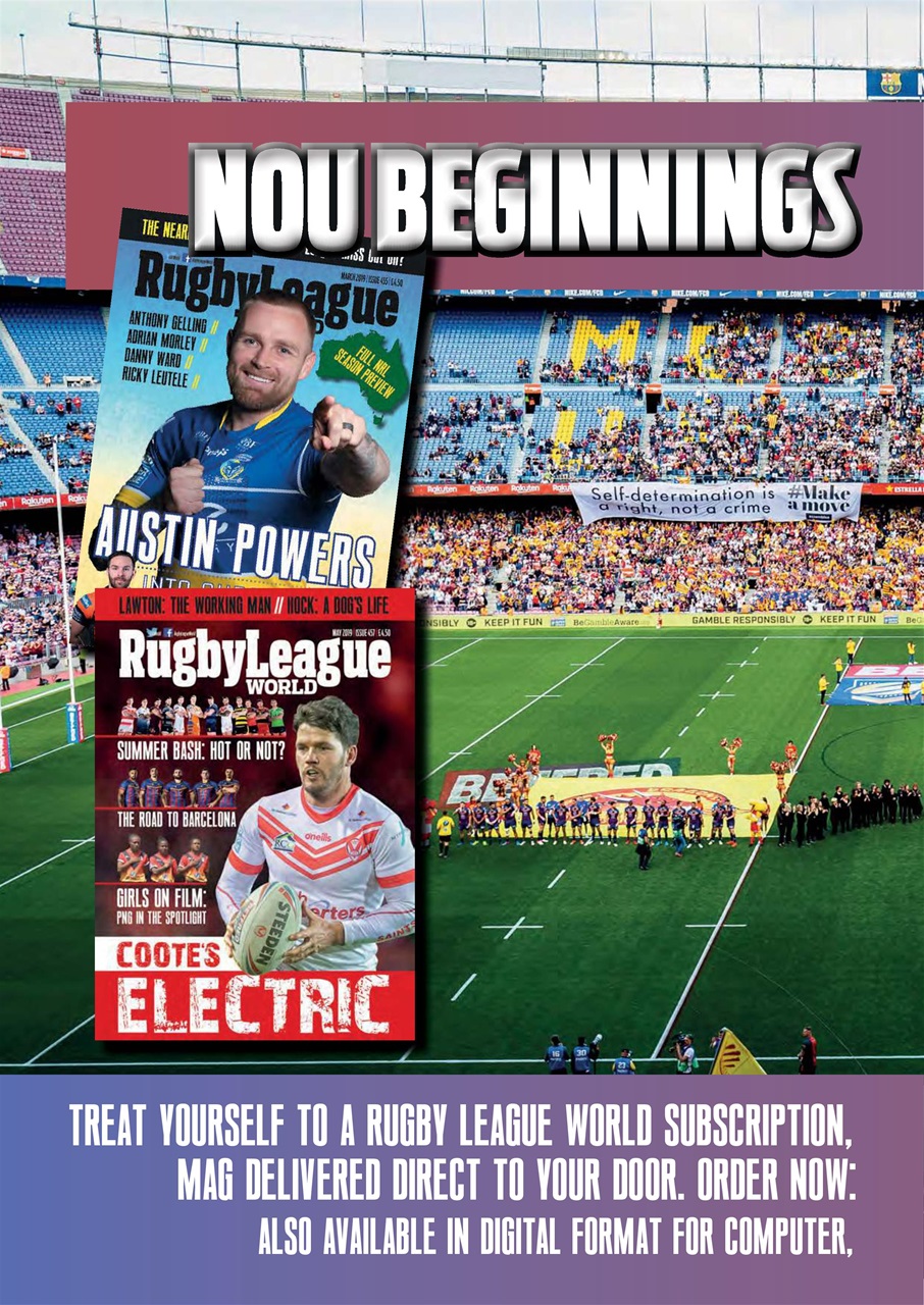 Rugby League World Preview Pages