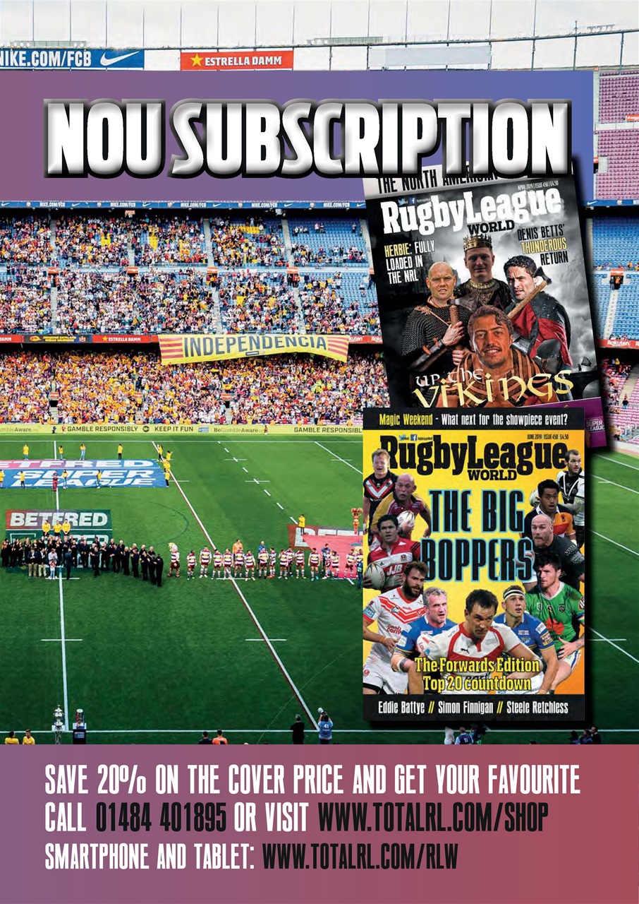 Rugby League World Preview Pages