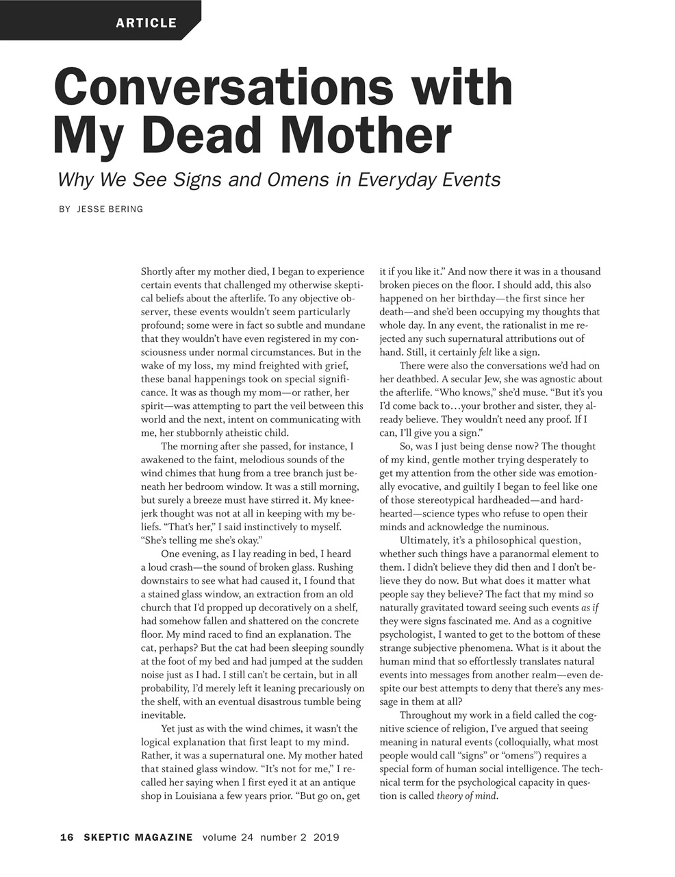 Skeptic Preview Pages