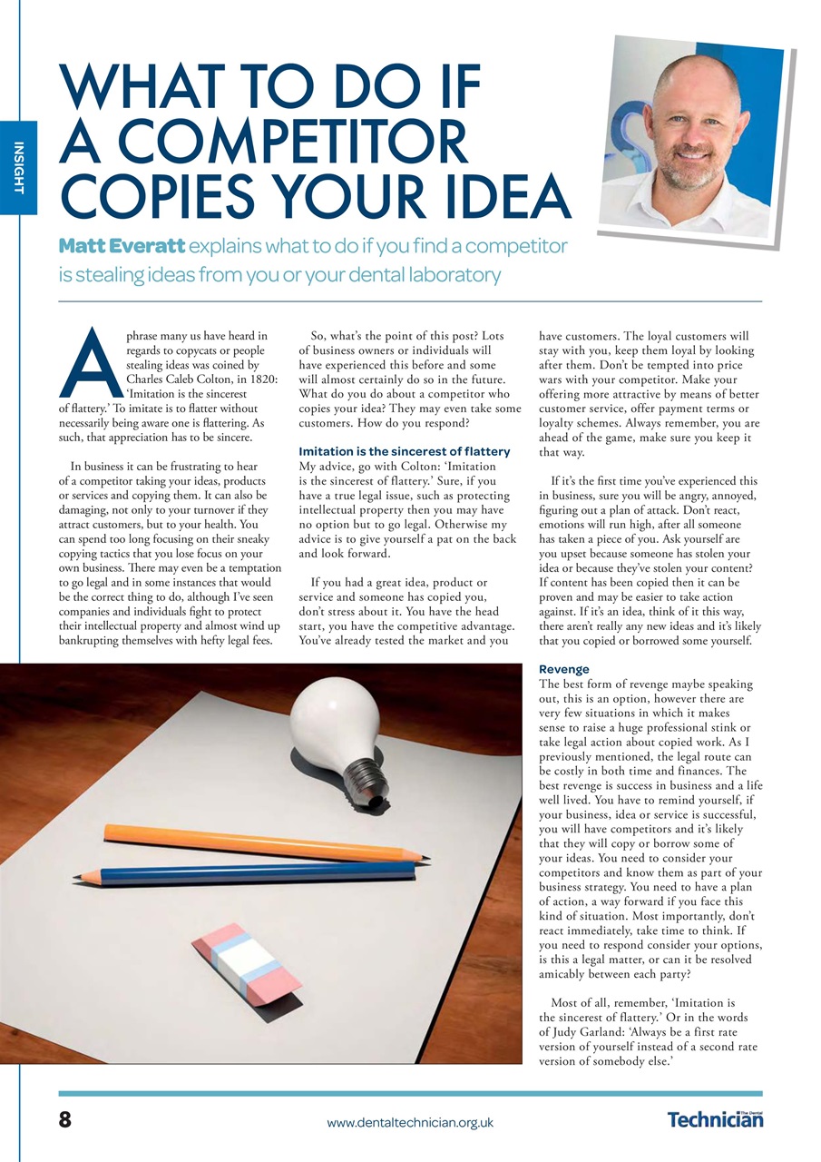 The Dental Technician Magazine Preview Pages