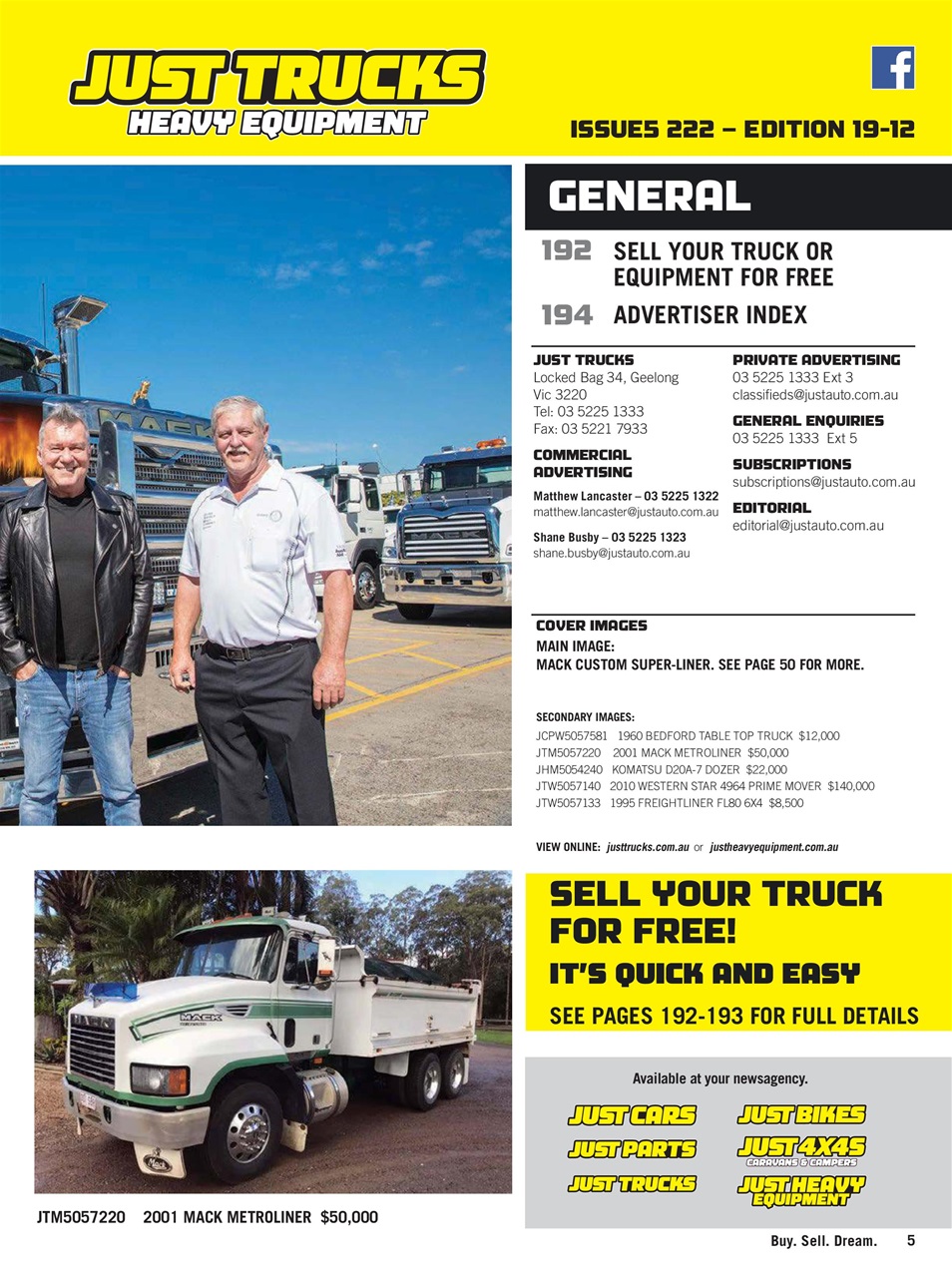 JUST TRUCKS Preview Pages