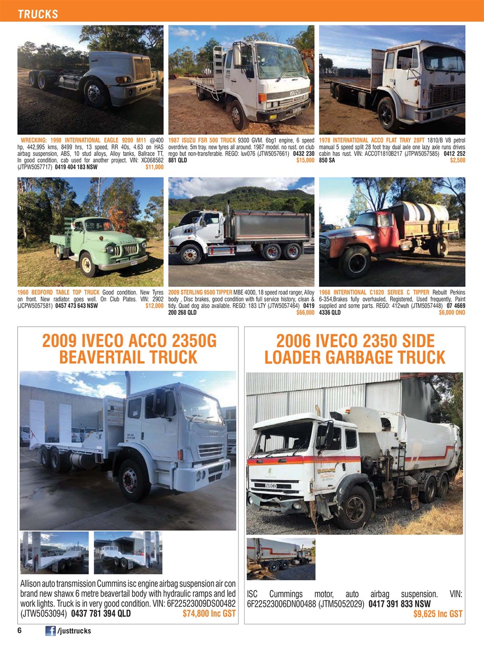 JUST TRUCKS Preview Pages