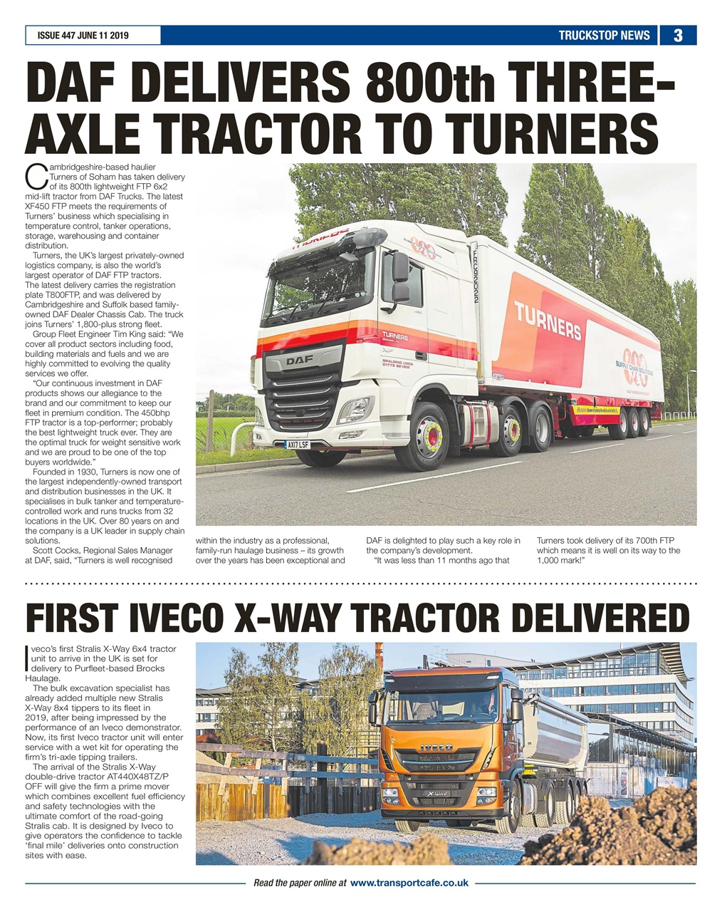 Truckstop News Preview Pages