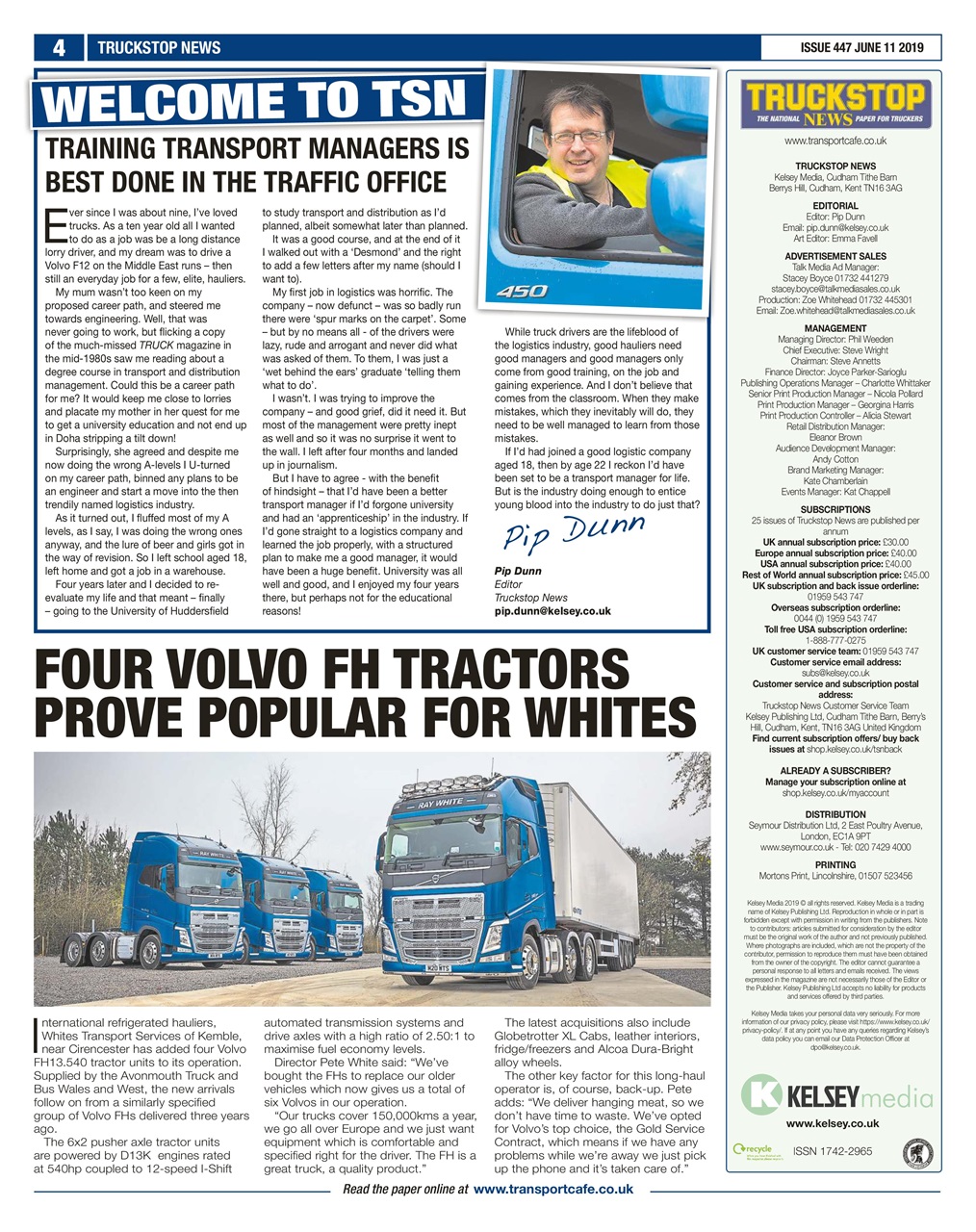 Truckstop News Preview Pages