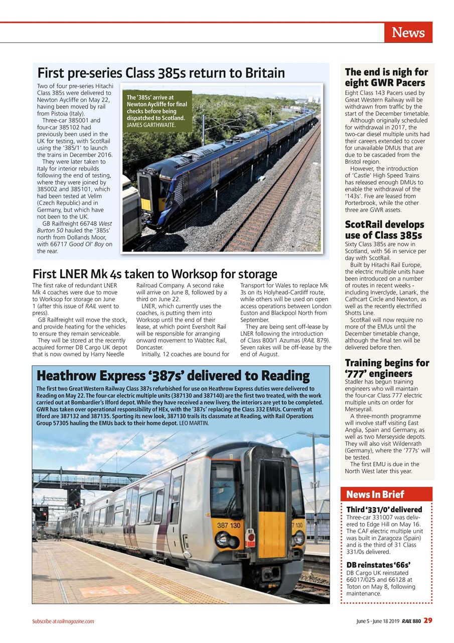 Rail Preview Pages