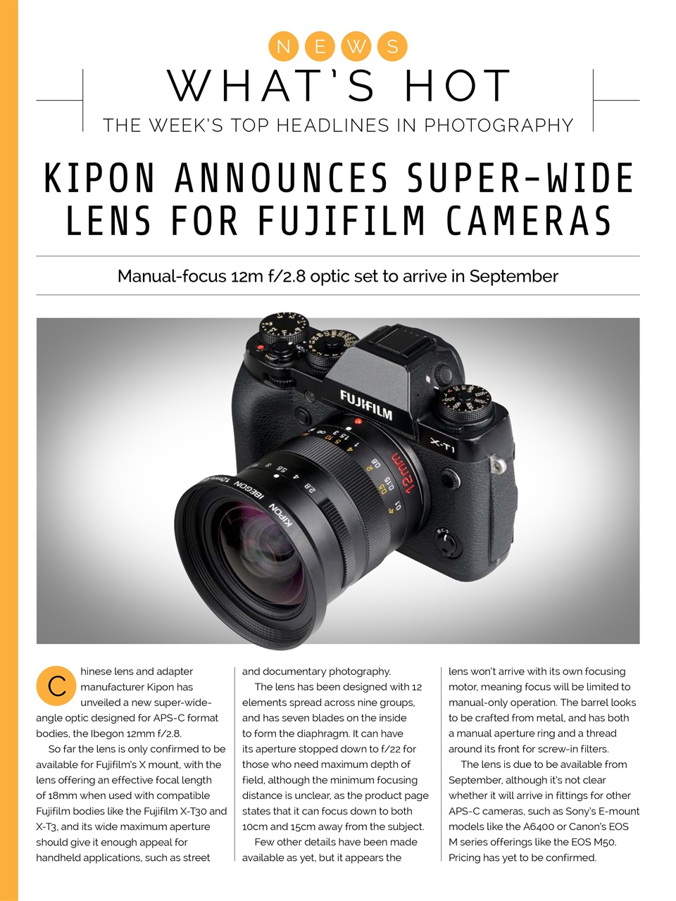 Photography Week Preview Pages