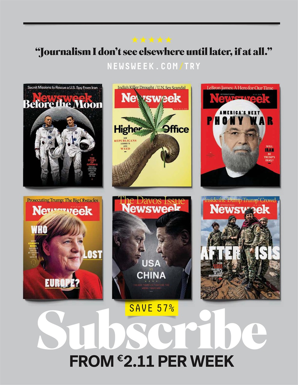 Newsweek International Preview Pages