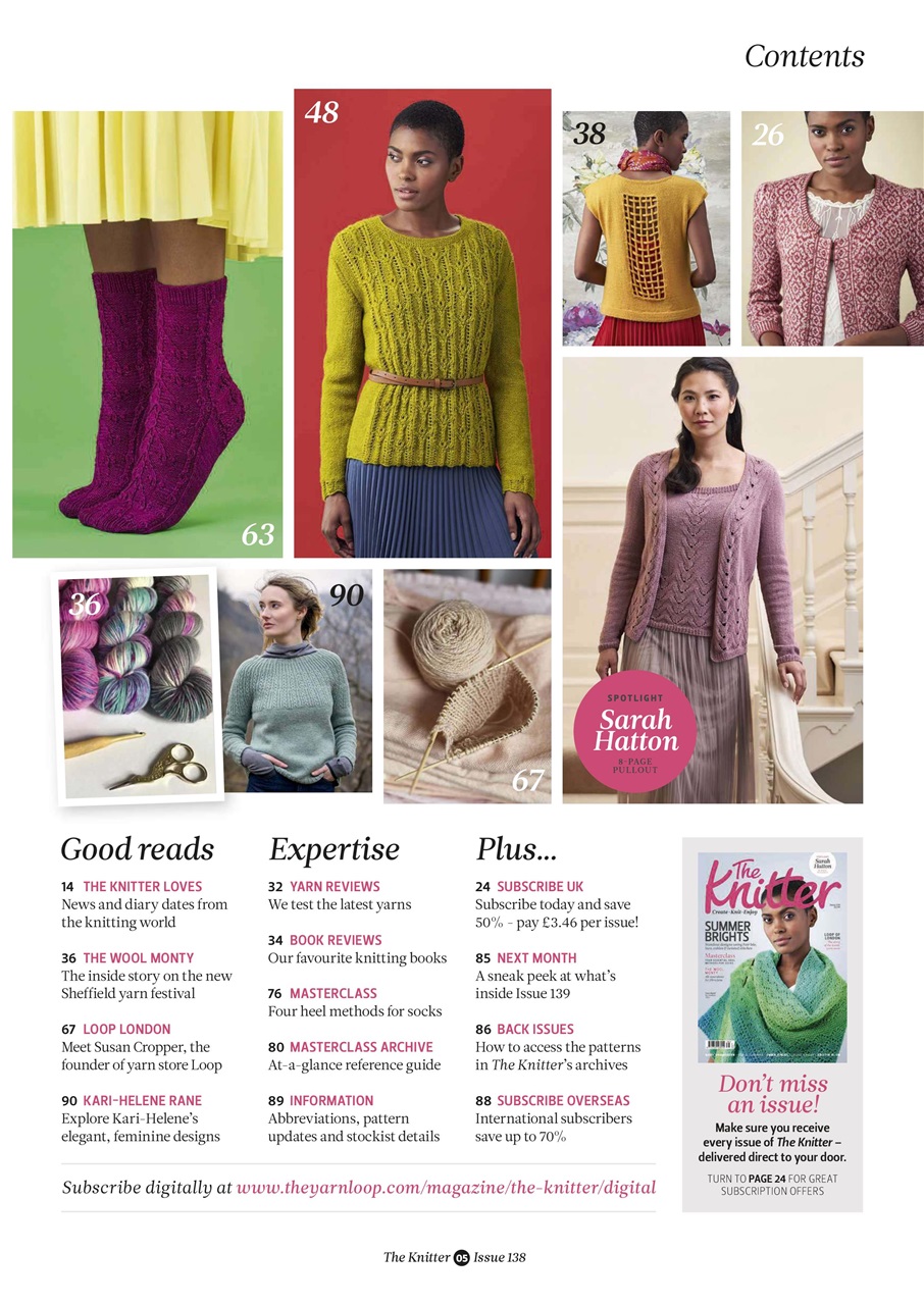 The Knitter Preview Pages