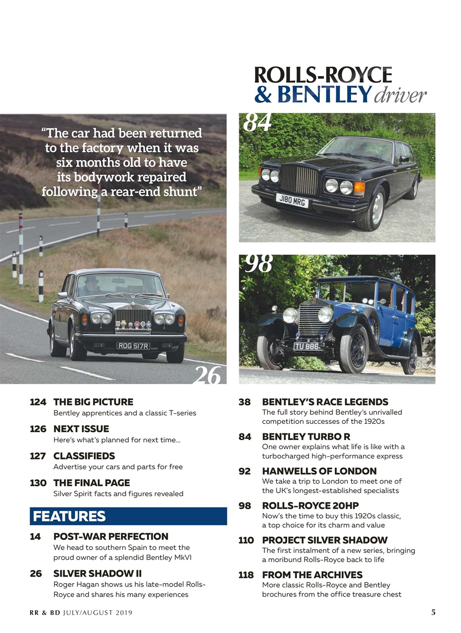 Rolls-Royce & Bentley Driver Preview Pages