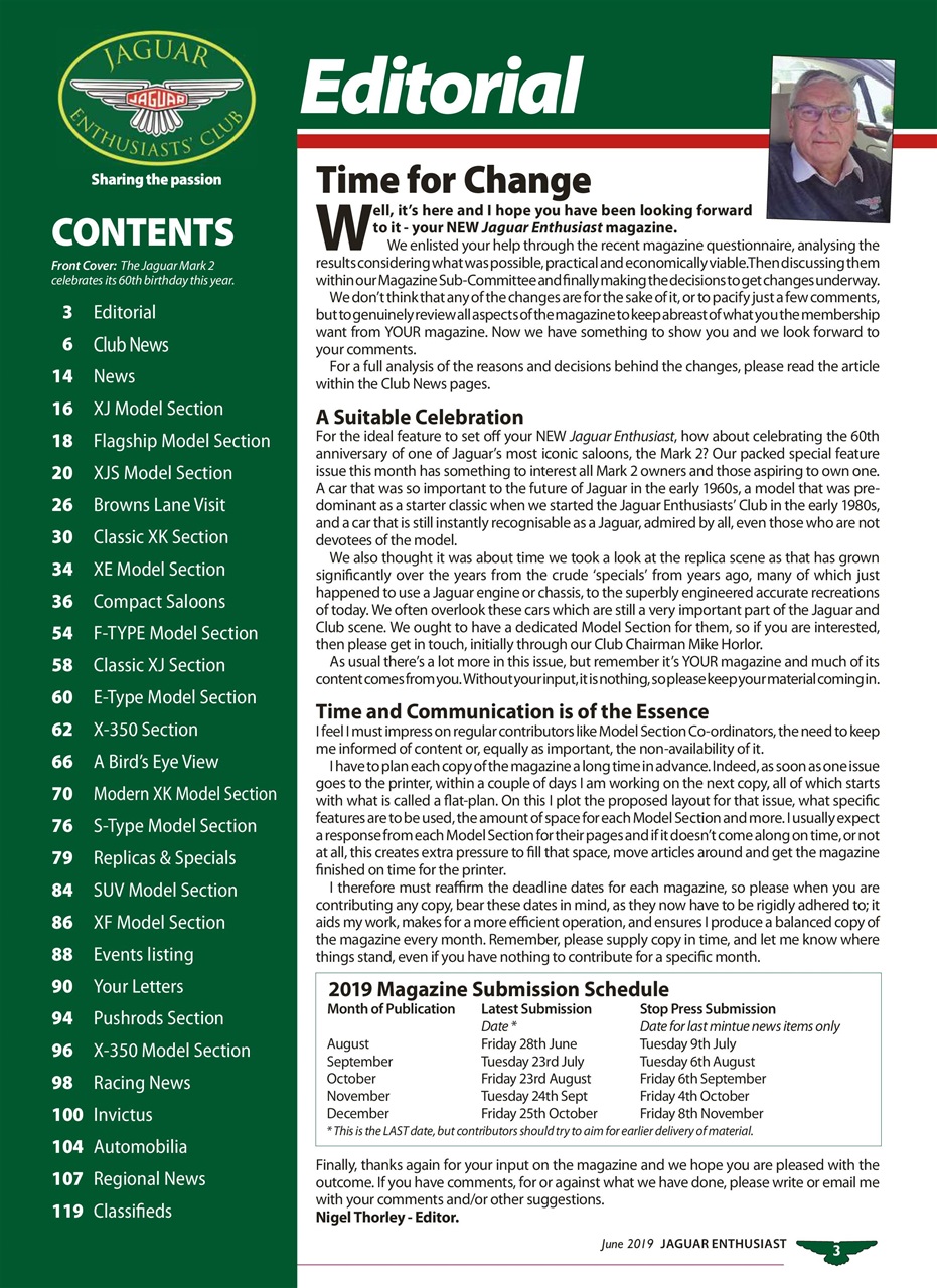 Jaguar Enthusiast Preview Pages