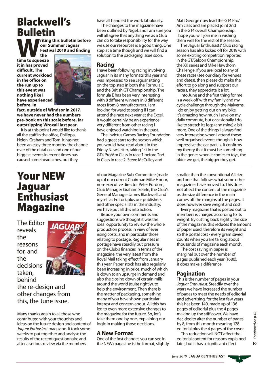 Jaguar Enthusiast Preview Pages