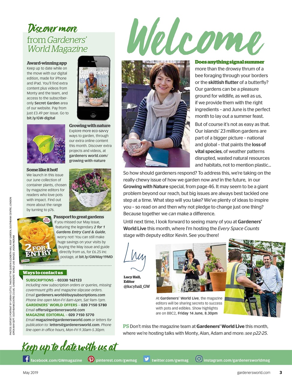 BBC Gardeners’ World Magazine Preview Pages