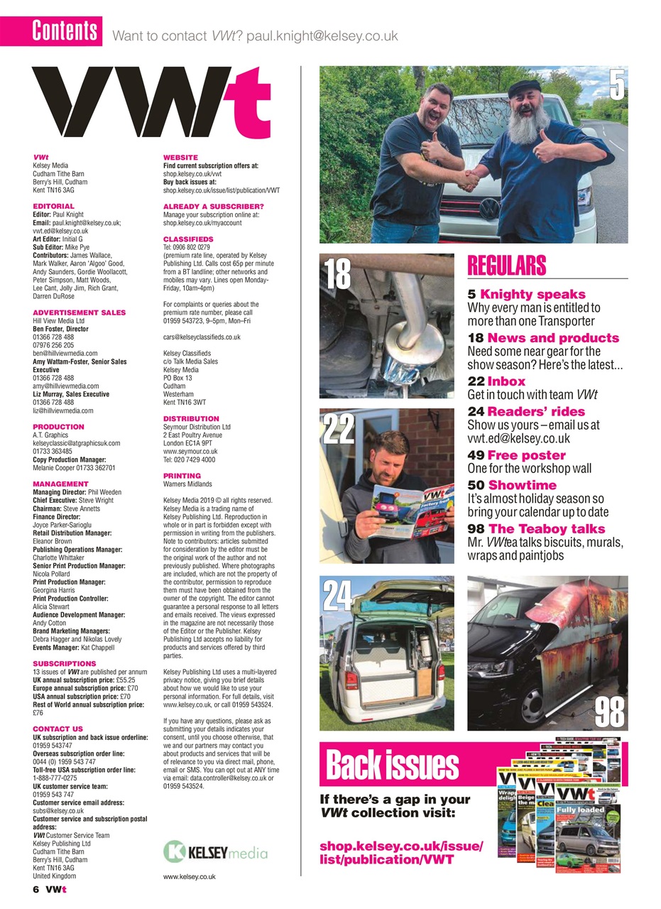 VWt Magazine Preview Pages