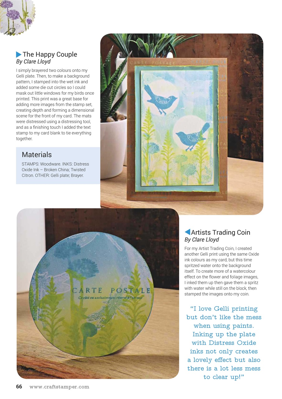 Craft Stamper Preview Pages