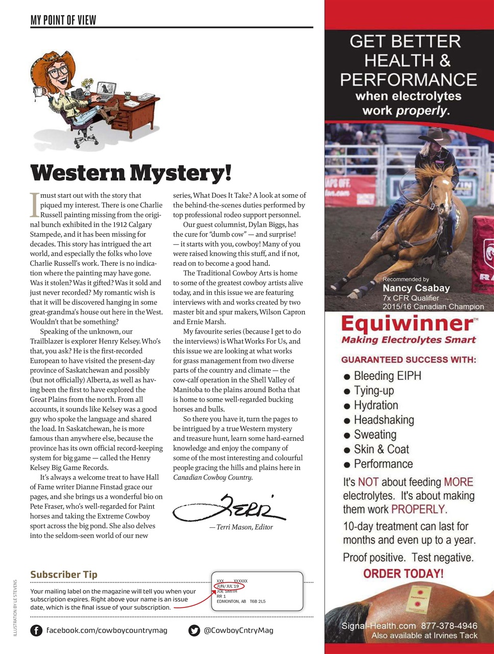 Canadian Cowboy Country Preview Pages