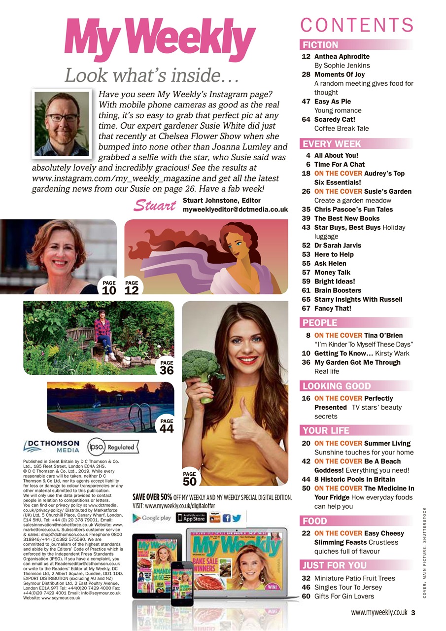 My Weekly Preview Pages