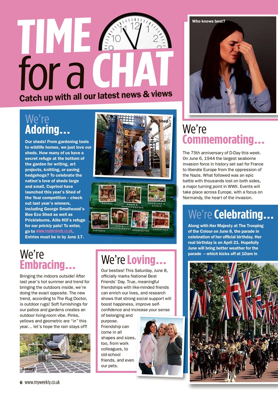 My Weekly Preview Pages